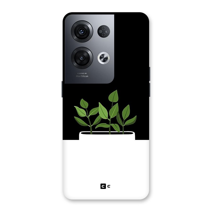 Beautiful Plant Pot Minimalistic Back Case for Oppo Reno8 Pro 5G