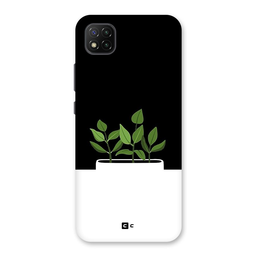 Beautiful Plant Pot Minimalistic Back Case for Poco C3