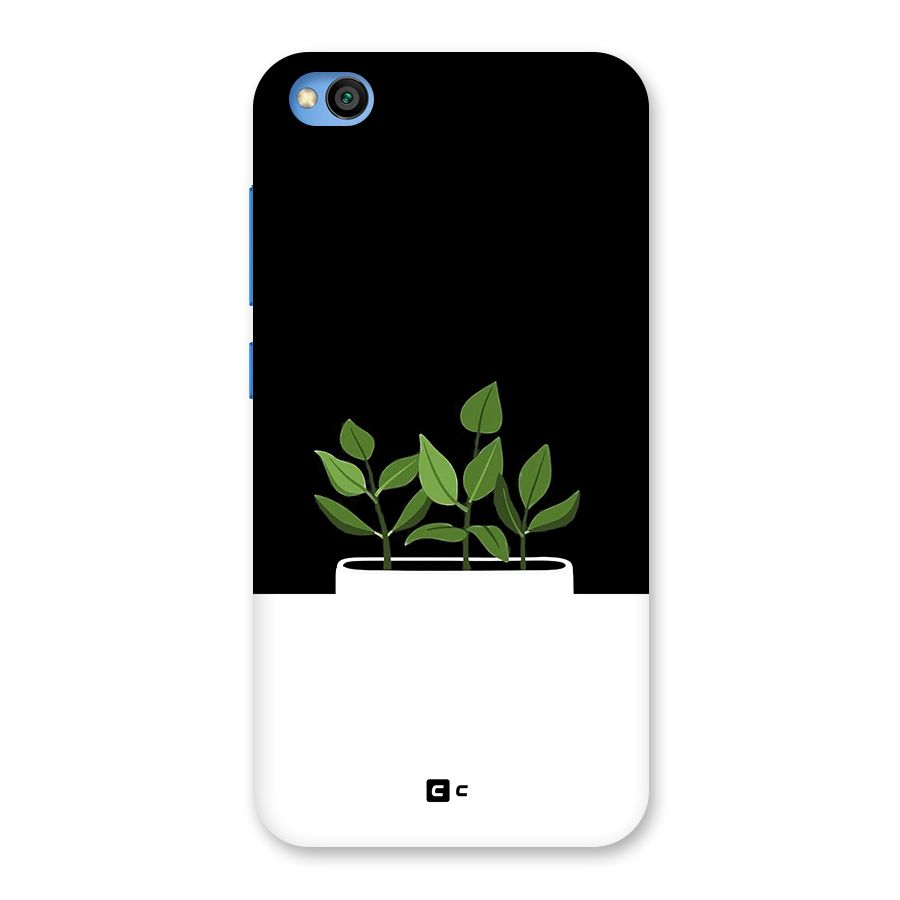 Beautiful Plant Pot Minimalistic Back Case for Redmi Go
