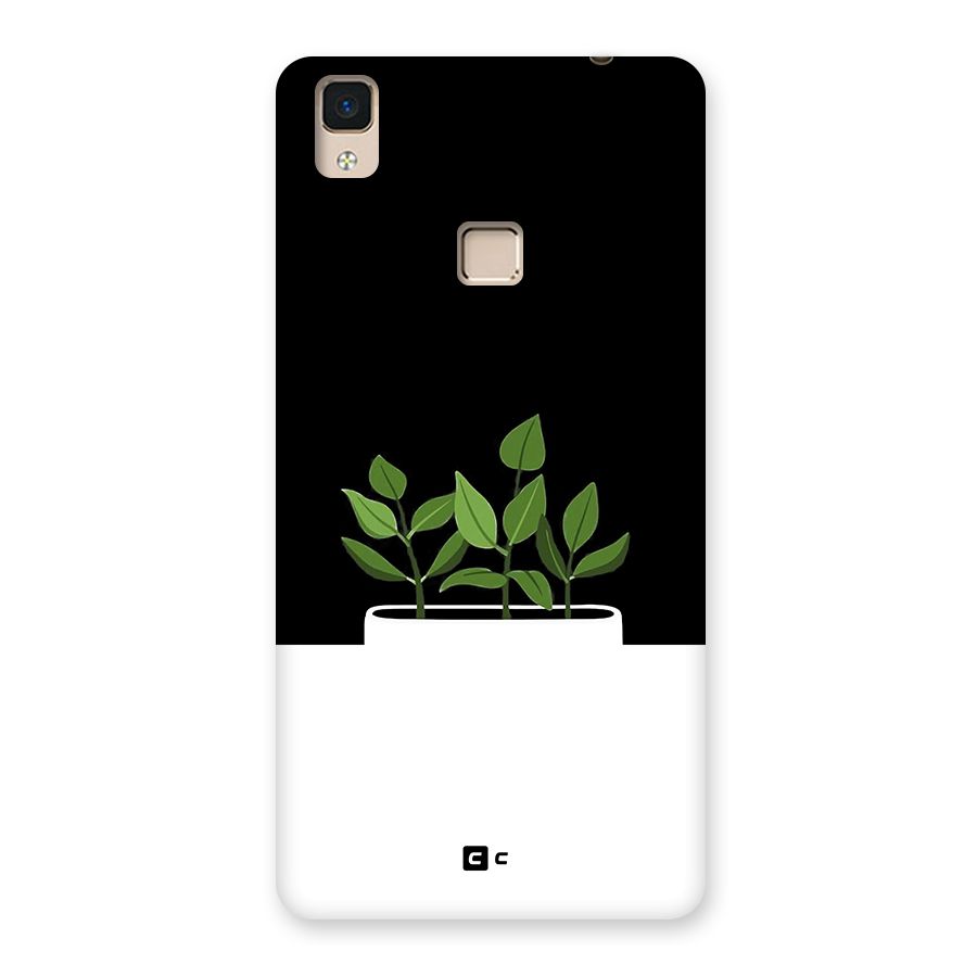 Beautiful Plant Pot Minimalistic Back Case for V3 Max