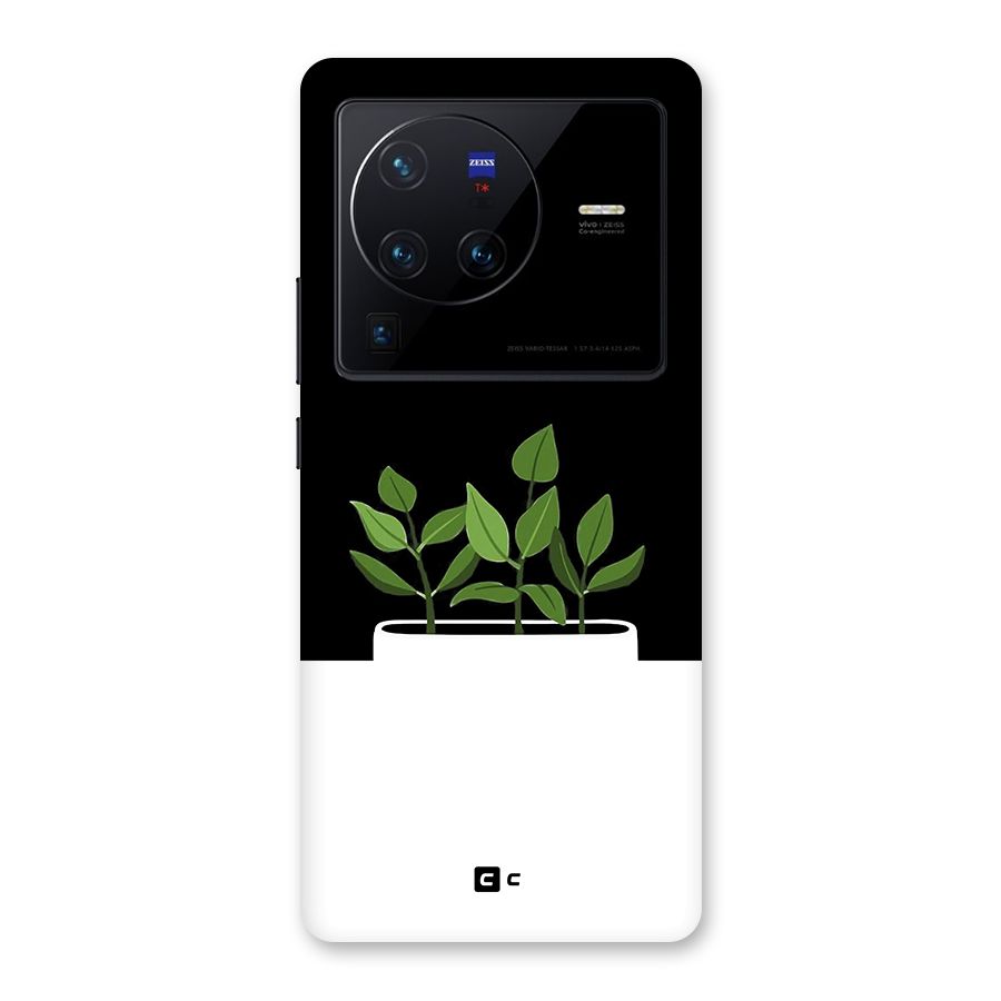 Beautiful Plant Pot Minimalistic Back Case for Vivo X80 Pro