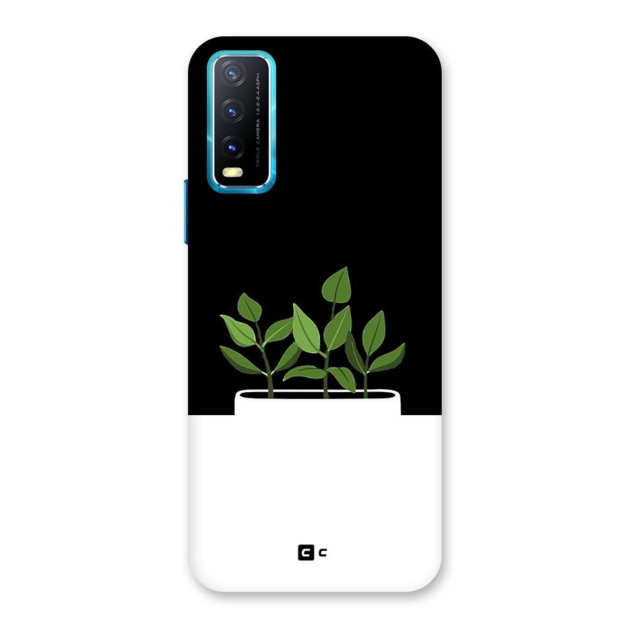 Beautiful Plant Pot Minimalistic Back Case for Vivo Y20