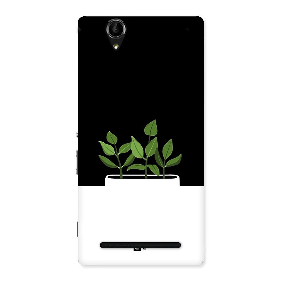 Beautiful Plant Pot Minimalistic Back Case for Xperia T2
