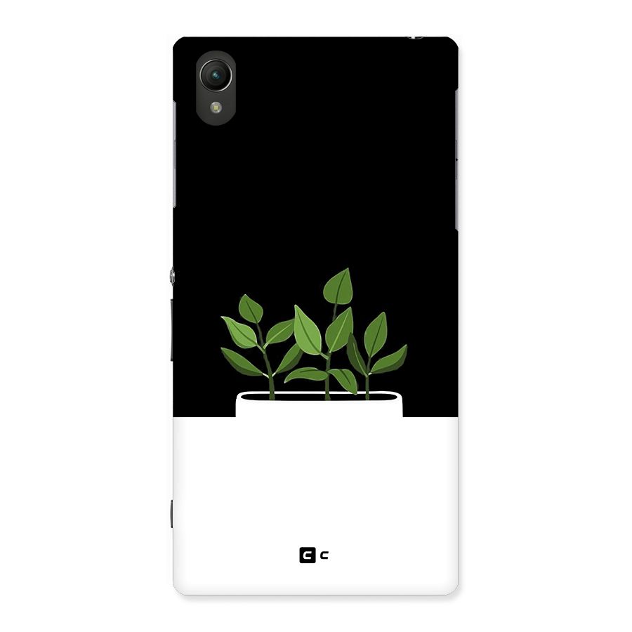 Beautiful Plant Pot Minimalistic Back Case for Xperia Z1