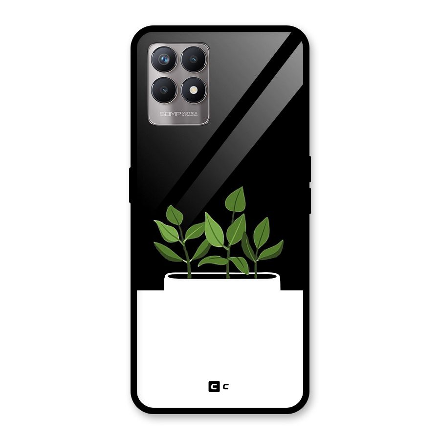Beautiful Plant Pot Minimalistic Glass Back Case for Realme Narzo 50