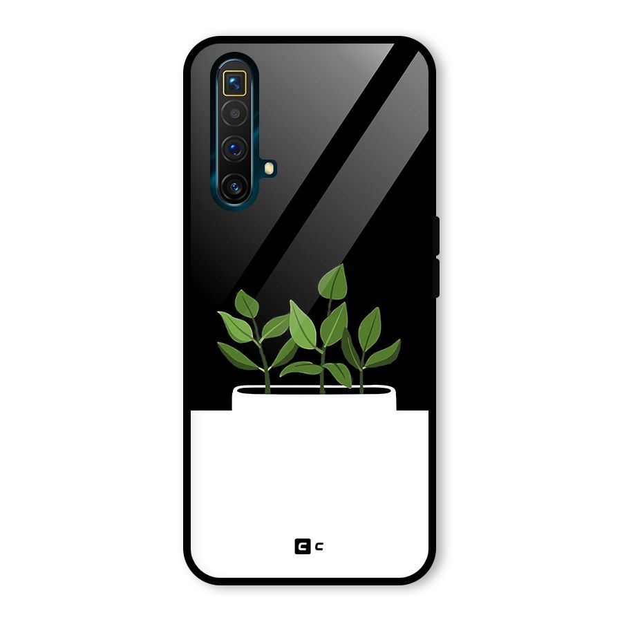 Beautiful Plant Pot Minimalistic Glass Back Case for Realme X3 SuperZoom