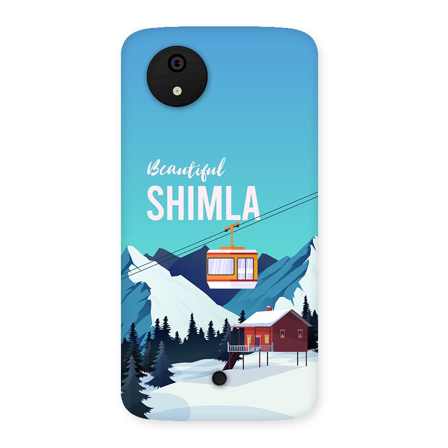 Beautiful Shimla Back Case for Canvas A1  AQ4501