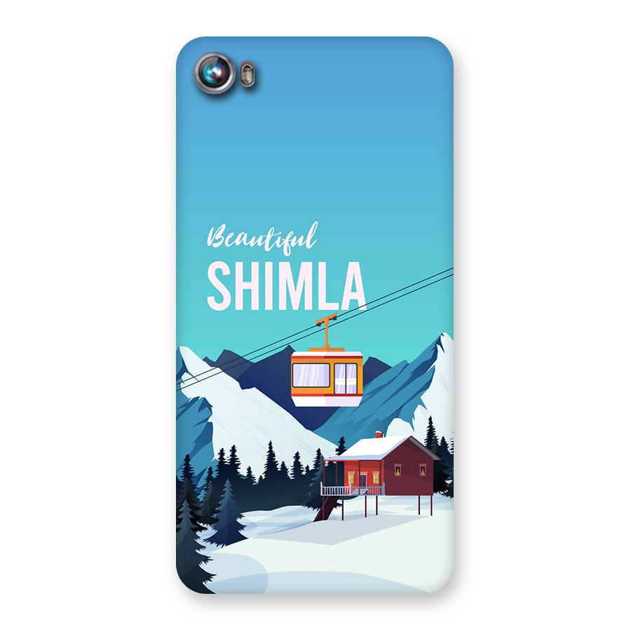 Beautiful Shimla Back Case for Canvas Fire 4 (A107)