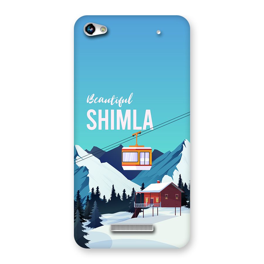 Beautiful Shimla Back Case for Canvas Hue 2 A316