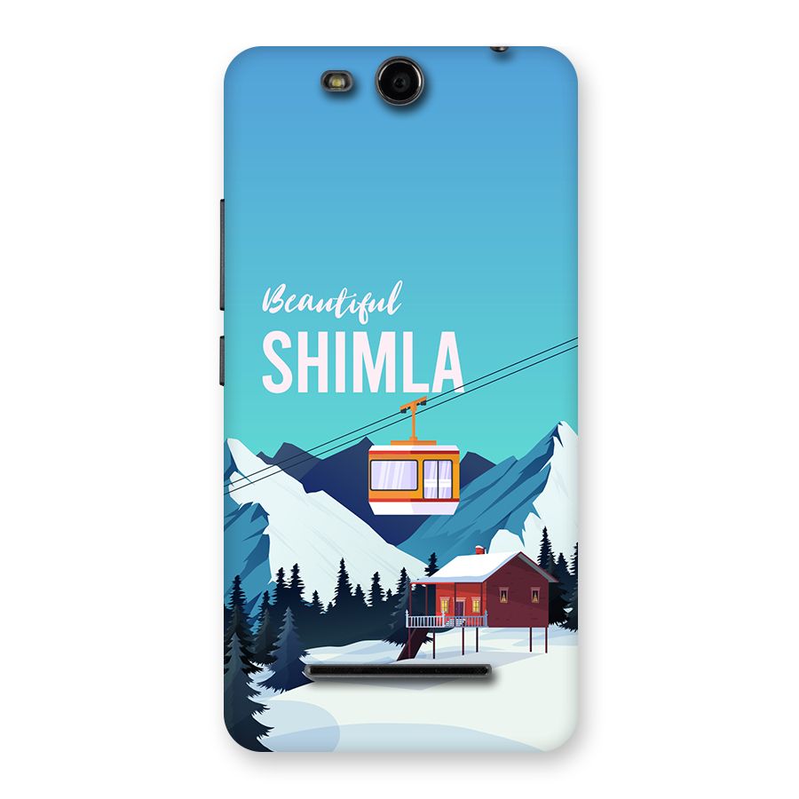 Beautiful Shimla Back Case for Canvas Juice 3 Q392