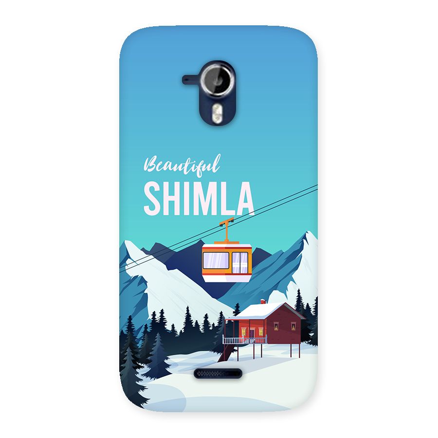 Beautiful Shimla Back Case for Canvas Magnus A117