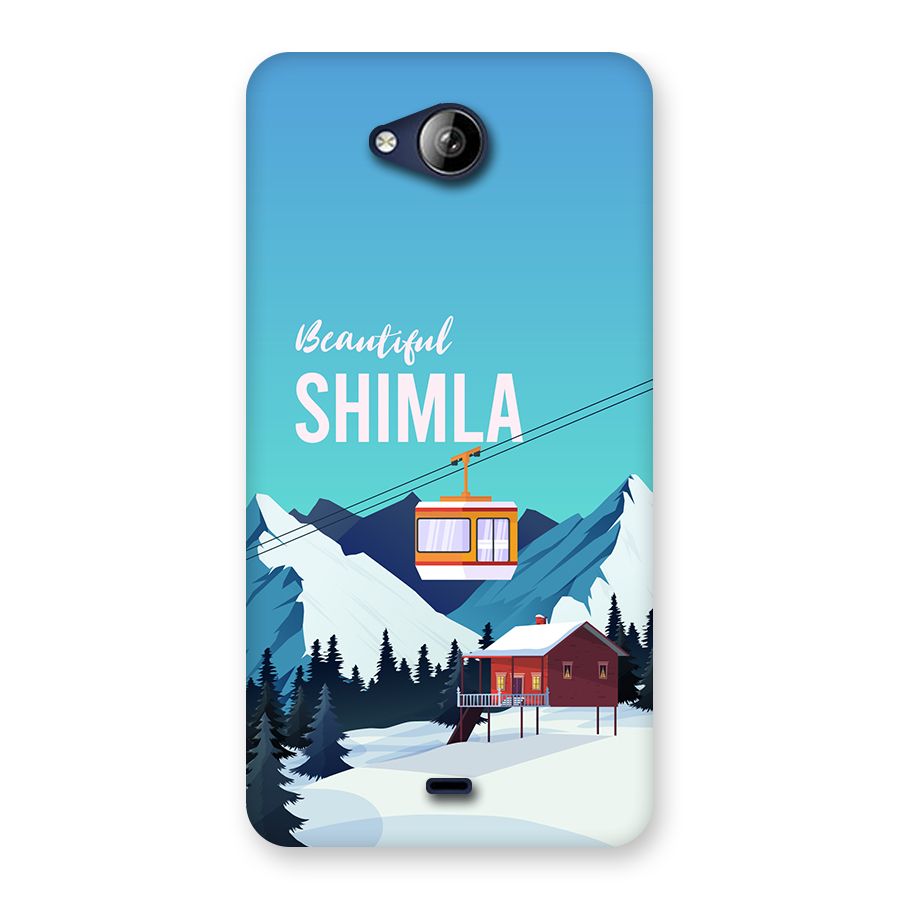 Beautiful Shimla Back Case for Canvas Play Q355