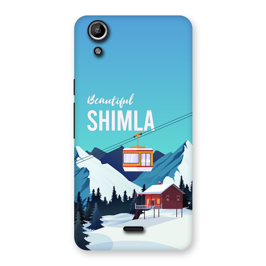 Beautiful Shimla Back Case for Canvas Selfie Lens Q345
