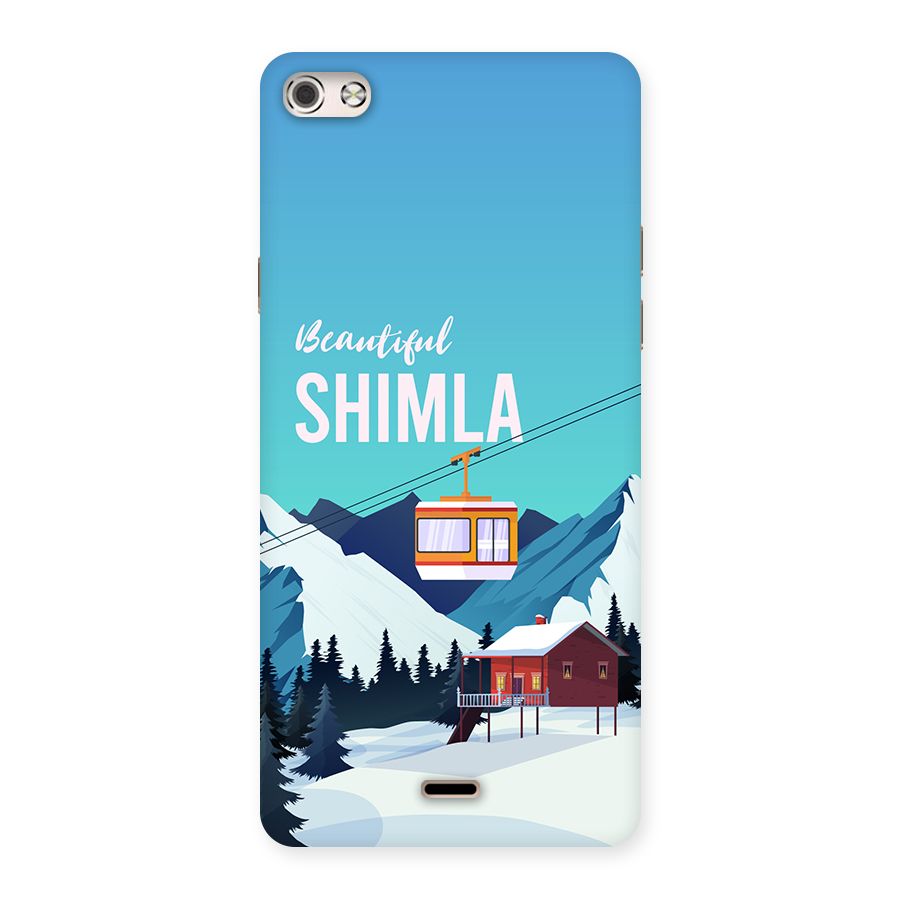 Beautiful Shimla Back Case for Canvas Silver 5