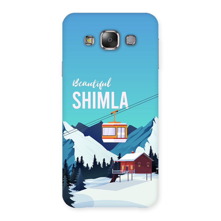 Beautiful Shimla Back Case for Galaxy E7