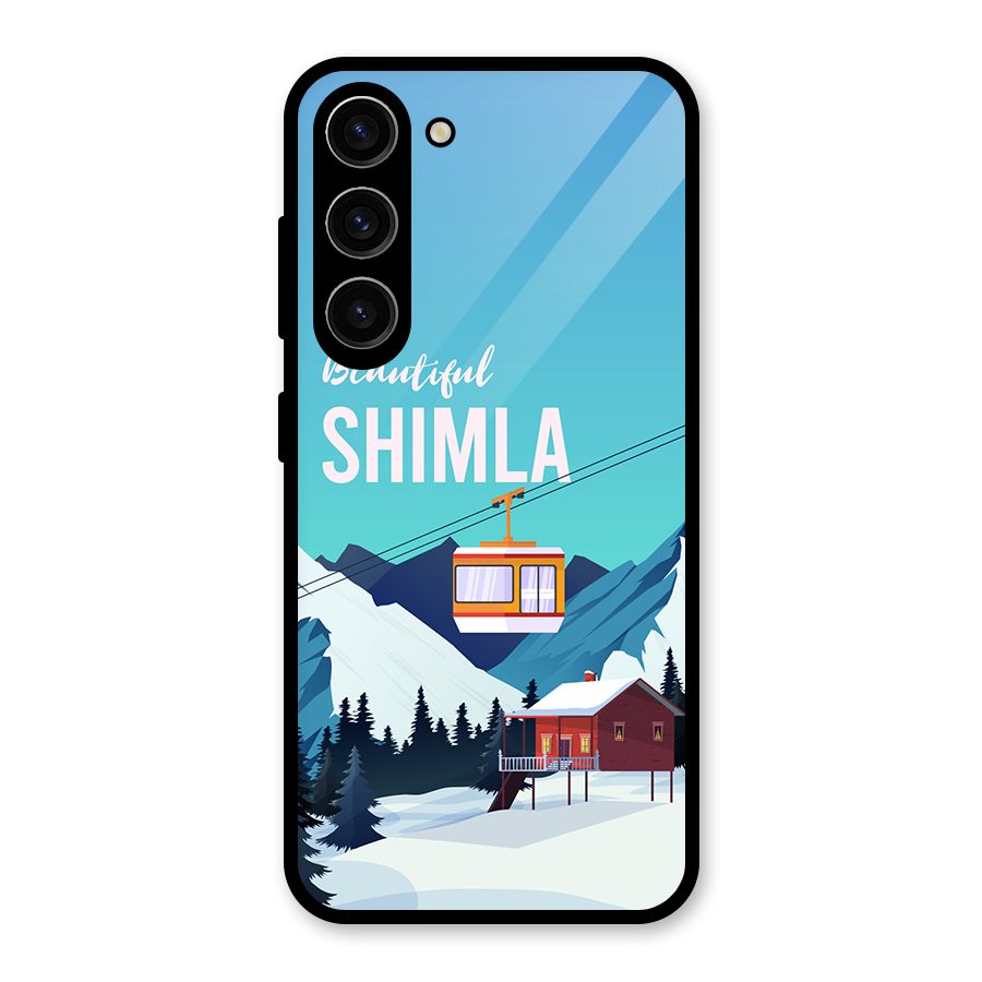 Beautiful Shimla Glass Back Case for Galaxy S23