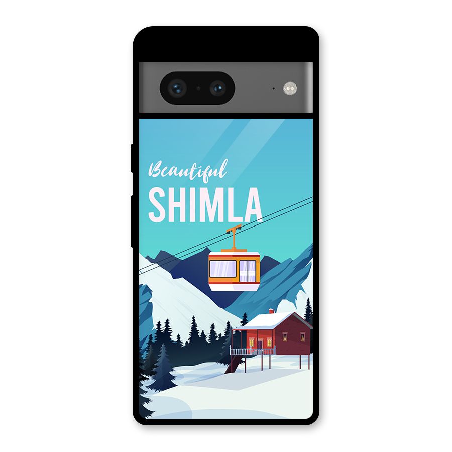 Beautiful Shimla Glass Back Case for Google Pixel 7