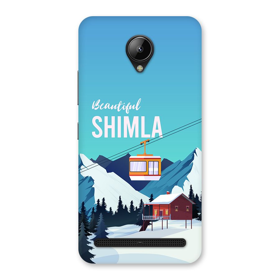 Beautiful Shimla Back Case for Lenovo C2