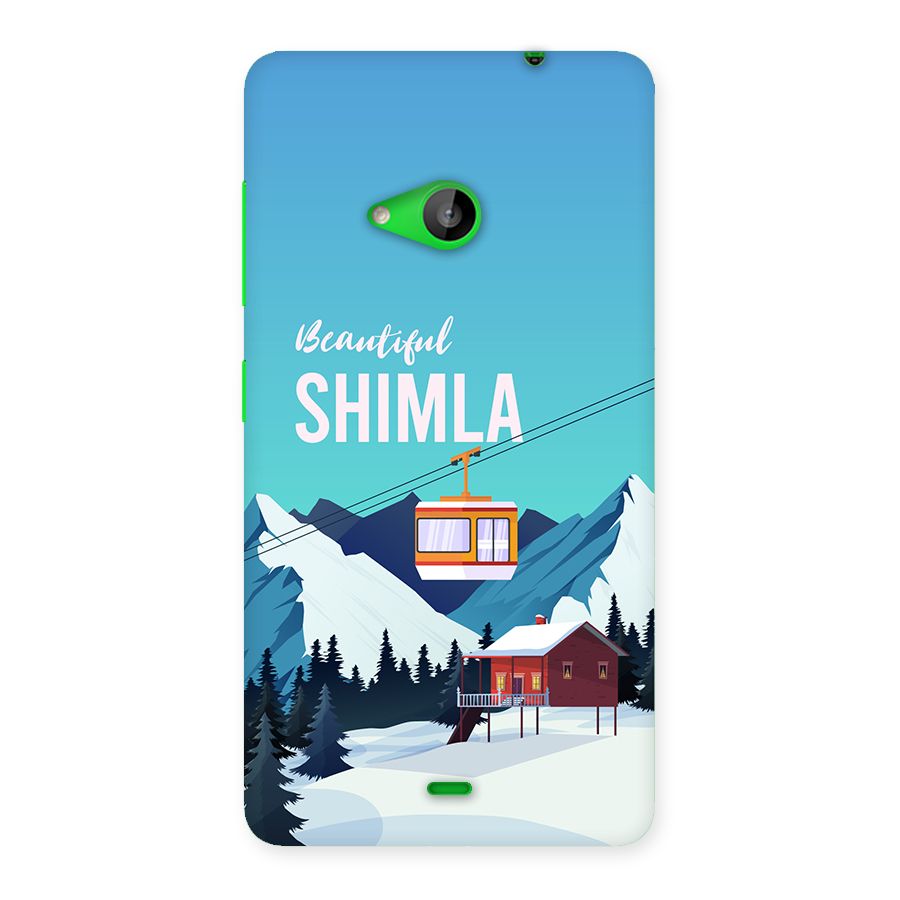 Beautiful Shimla Back Case for Lumia 535