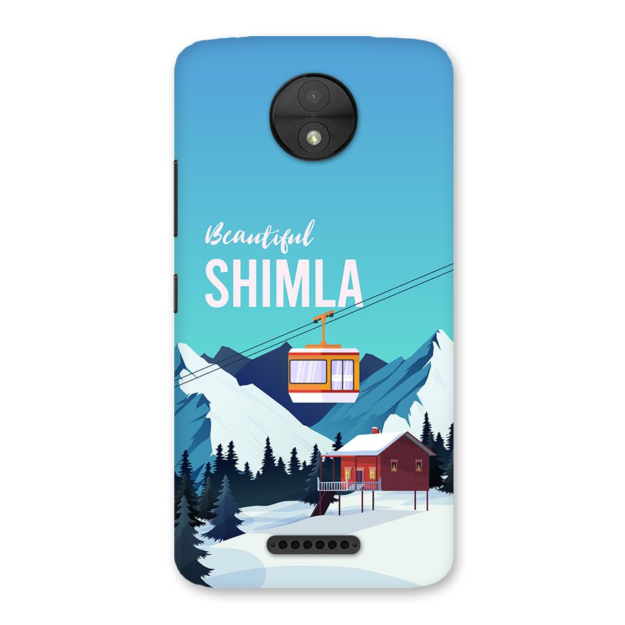 Beautiful Shimla Back Case for Moto C