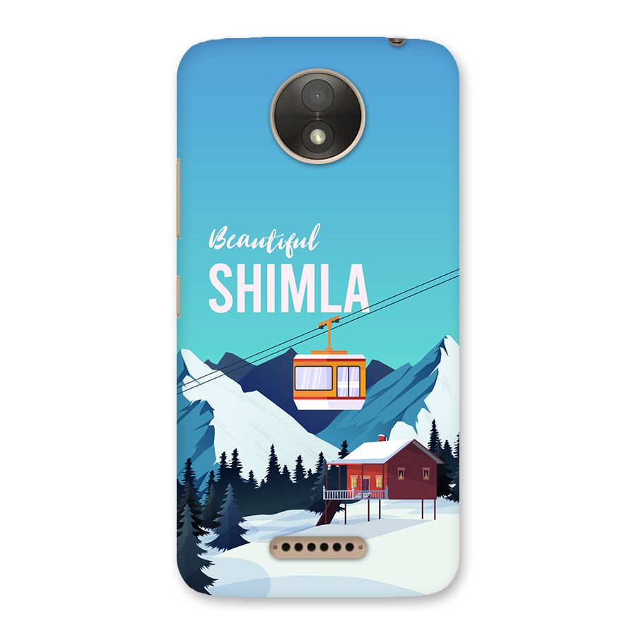 Beautiful Shimla Back Case for Moto C Plus