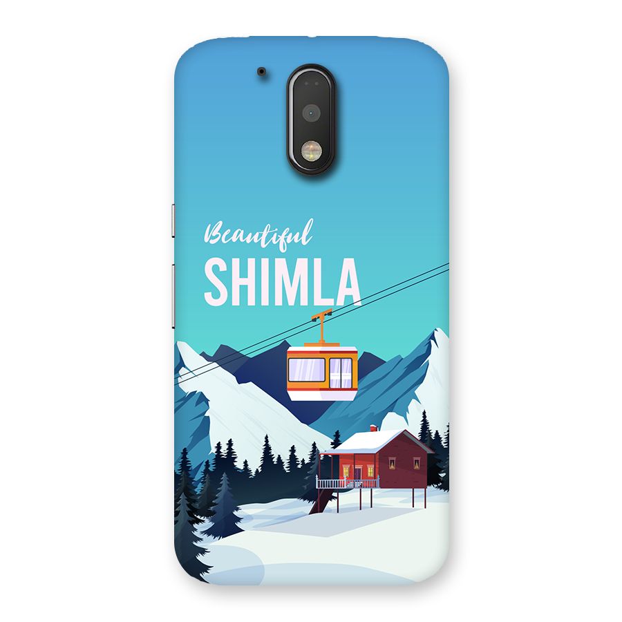 Beautiful Shimla Back Case for Moto G4 Plus