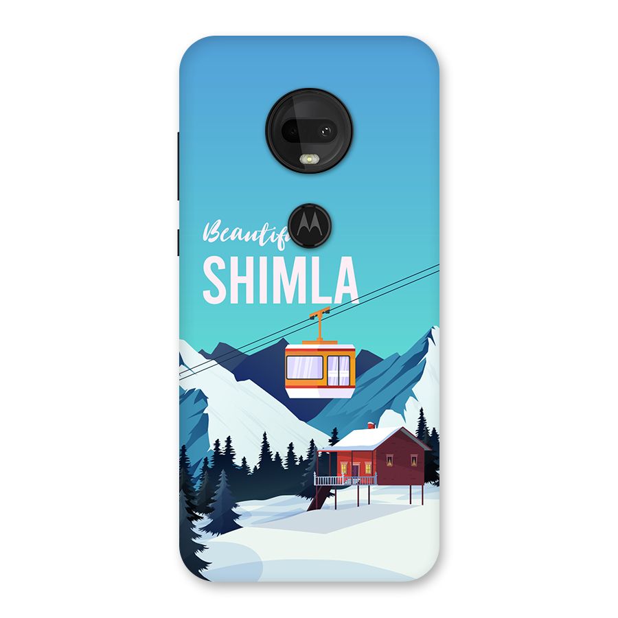 Beautiful Shimla Back Case for Moto G7