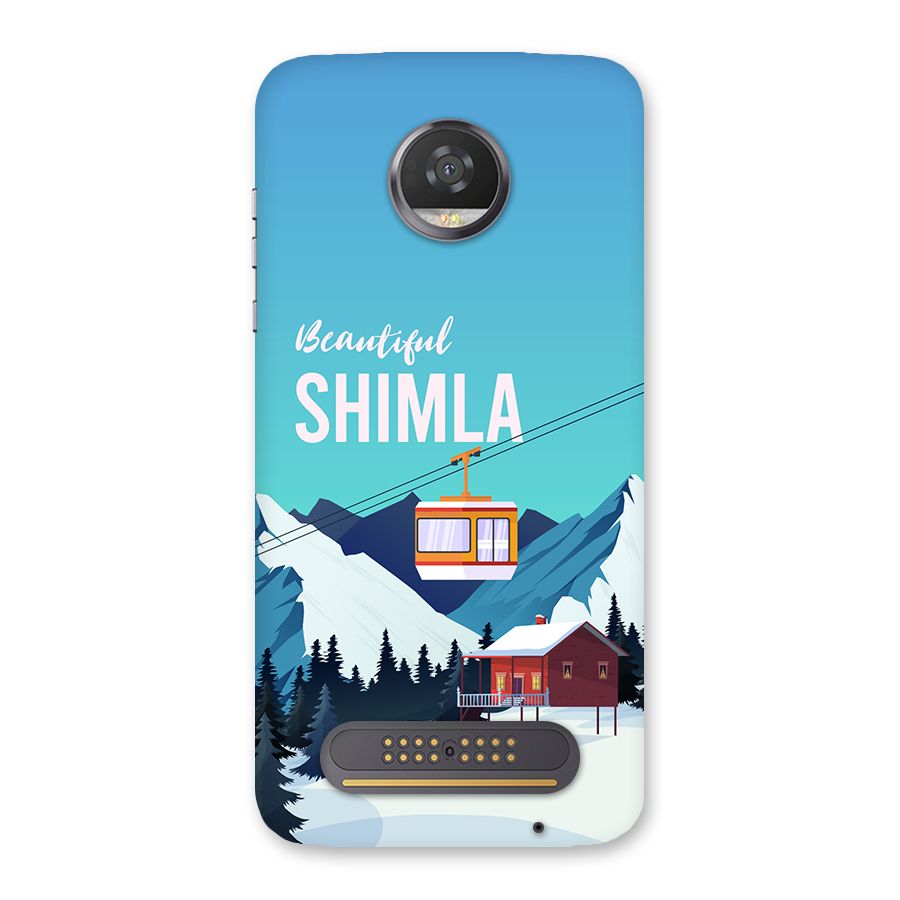 Beautiful Shimla Back Case for Moto Z2 Play