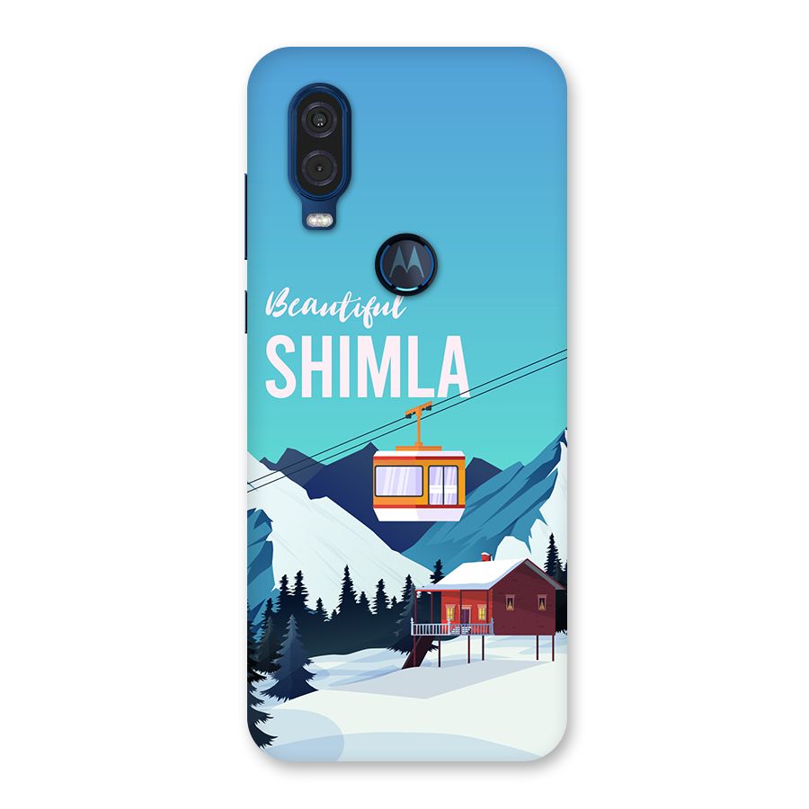 Beautiful Shimla Back Case for Motorola One Vision