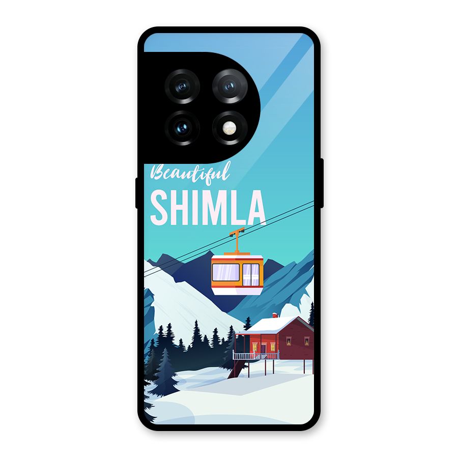 Beautiful Shimla Glass Back Case for OnePlus 11