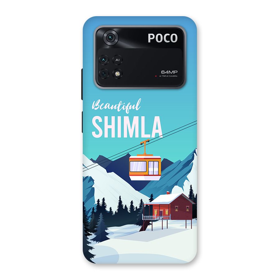 Beautiful Shimla Back Case for Poco M4 Pro 4G