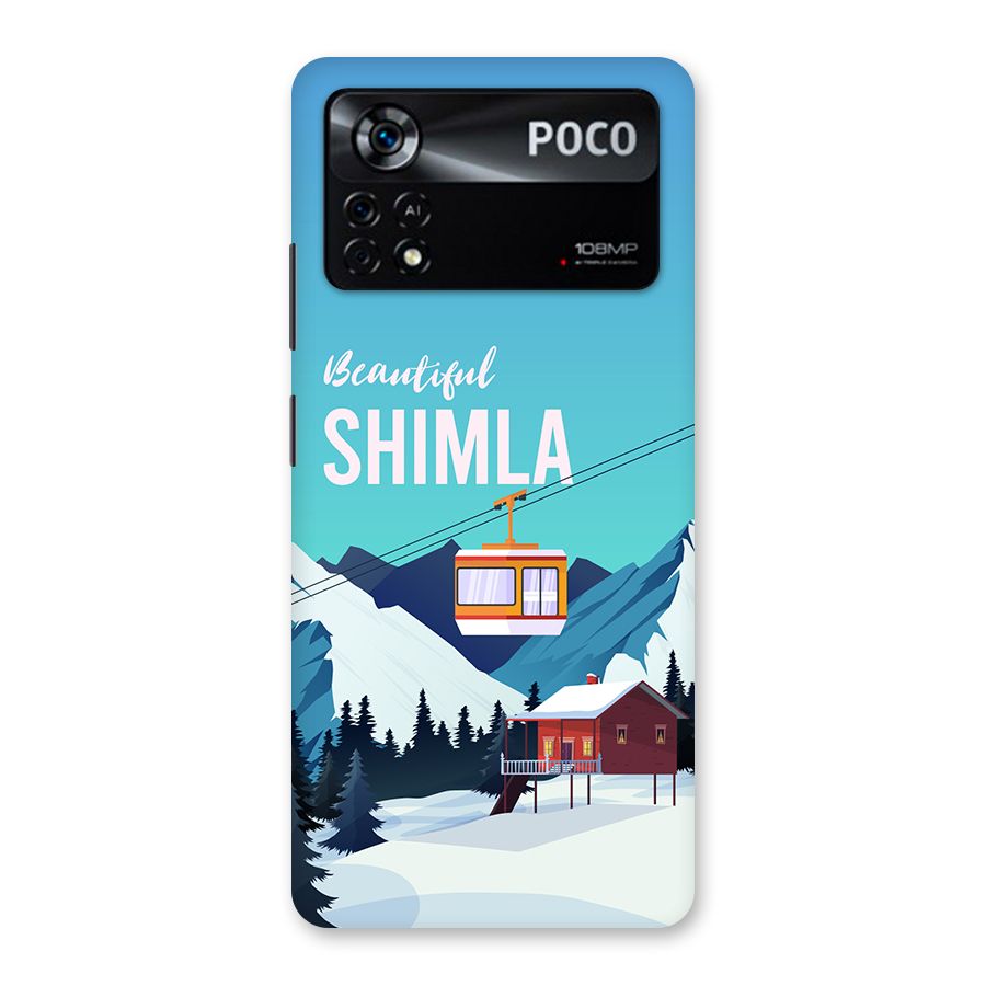 Beautiful Shimla Back Case for Poco X4 Pro 5G
