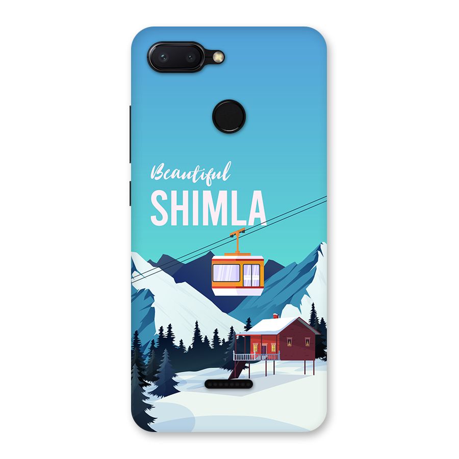 Beautiful Shimla Back Case for Redmi 6