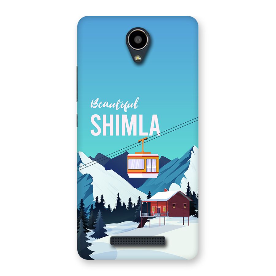 Beautiful Shimla Back Case for Redmi Note 2