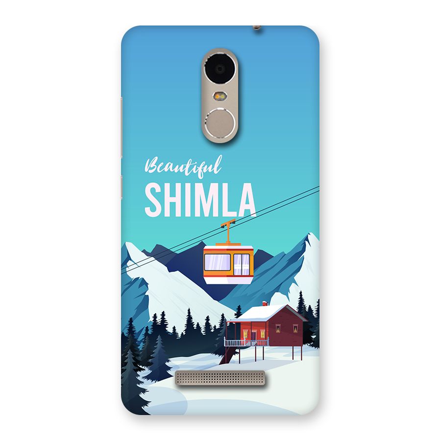 Beautiful Shimla Back Case for Redmi Note 3
