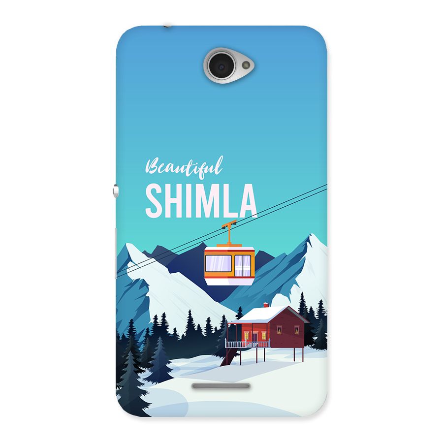 Beautiful Shimla Back Case for Xperia E4
