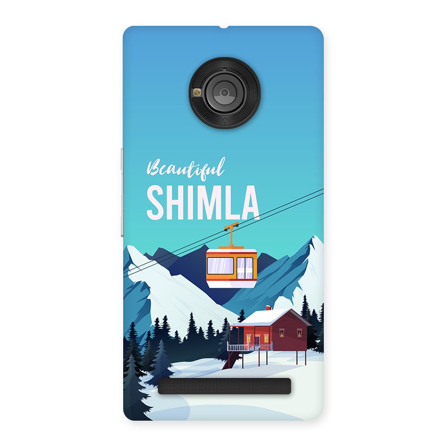 Beautiful Shimla Back Case for Yunique