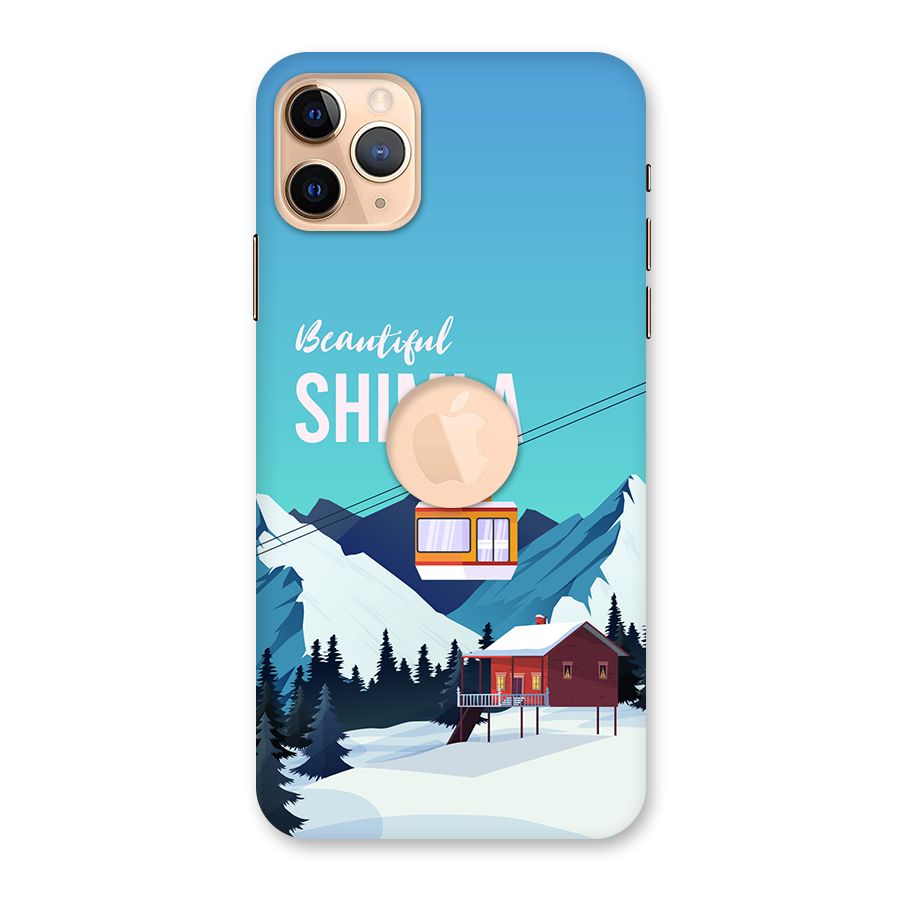 Beautiful Shimla Back Case for iPhone 11 Pro Max Logo Cut