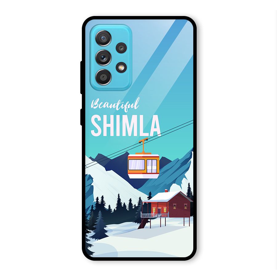 Beautiful Shimla Glass Back Case for Galaxy A52