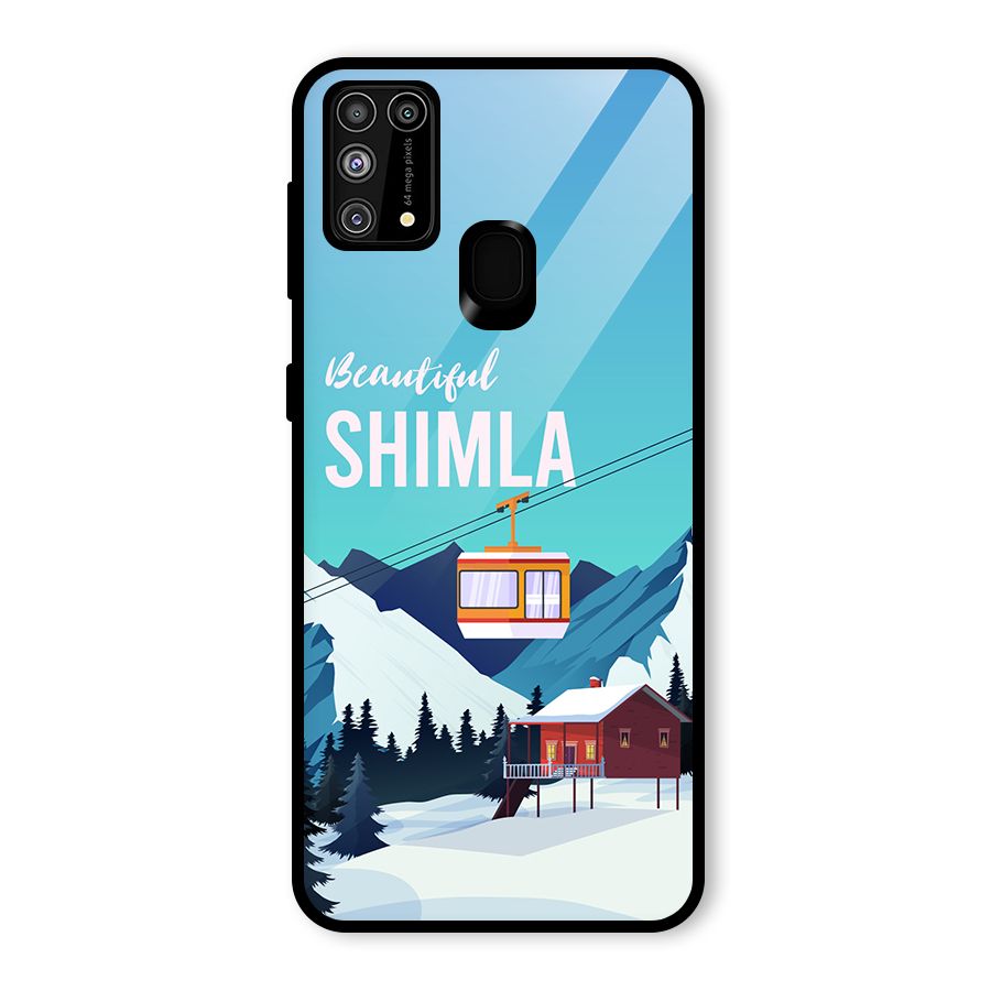 Beautiful Shimla Glass Back Case for Galaxy F41