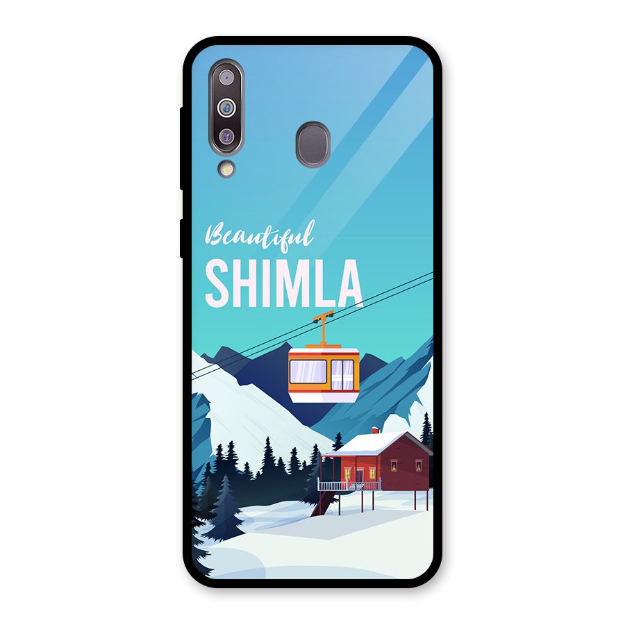 Beautiful Shimla Glass Back Case for Galaxy M30