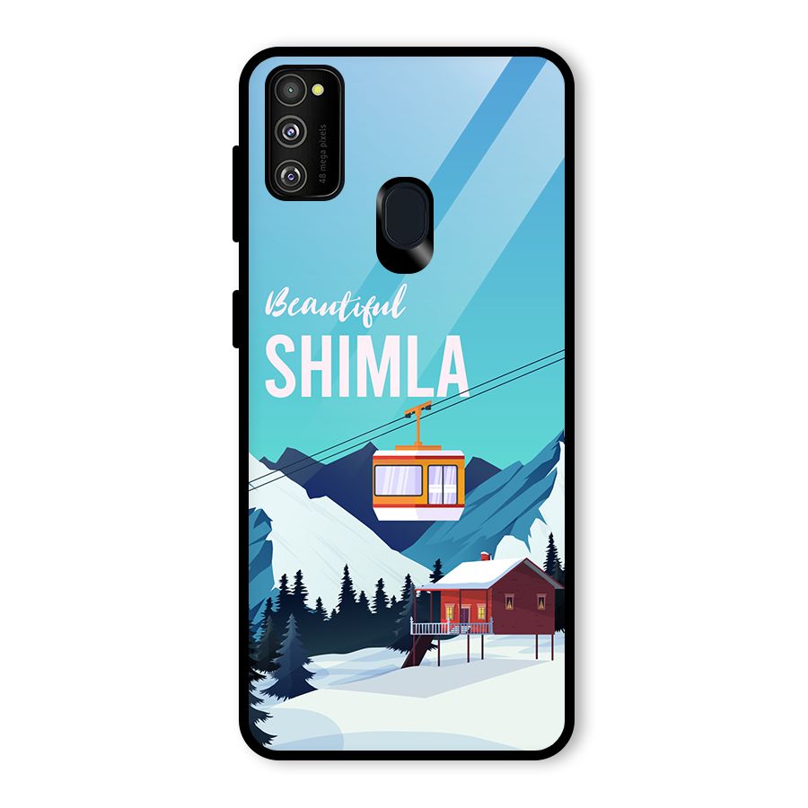 Beautiful Shimla Glass Back Case for Galaxy M30s