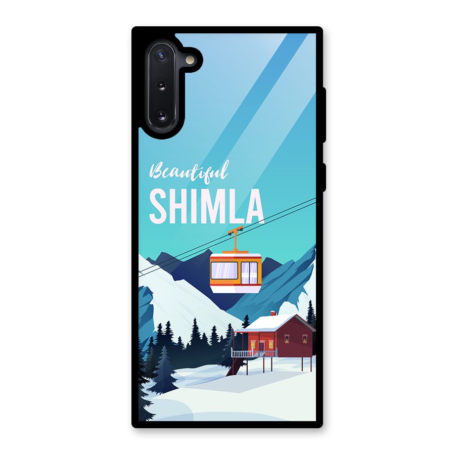 Beautiful Shimla Glass Back Case for Galaxy Note 10