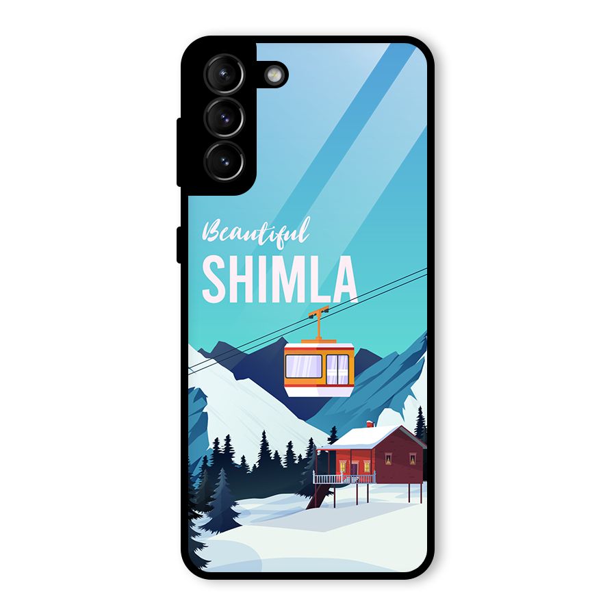 Beautiful Shimla Glass Back Case for Galaxy S21 Plus