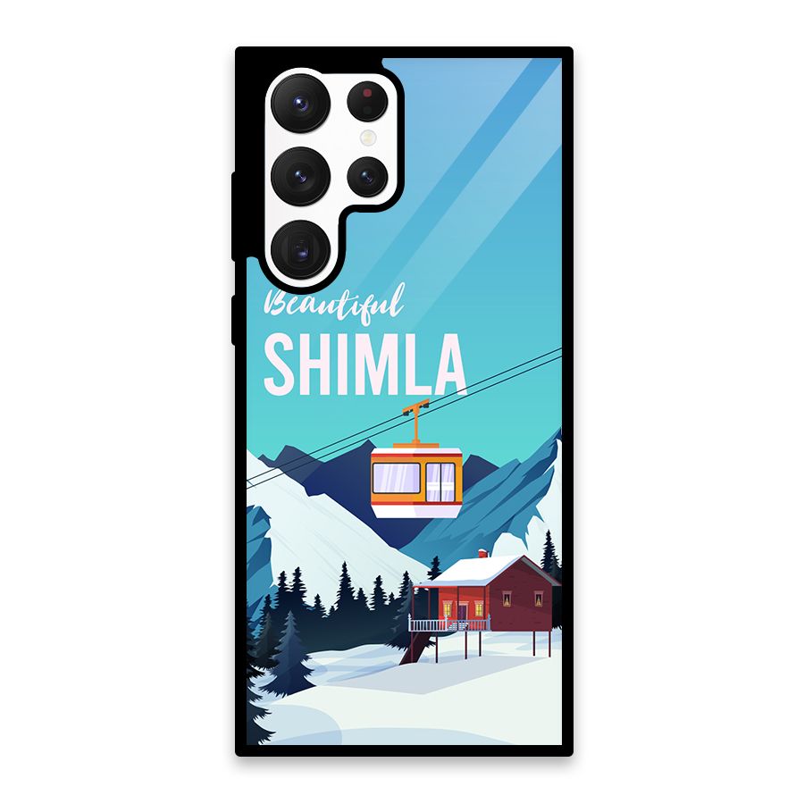 Beautiful Shimla Glass Back Case for Galaxy S22 Ultra 5G