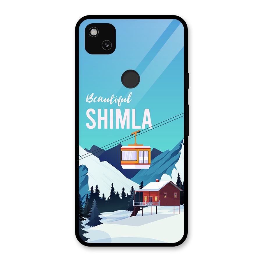 Beautiful Shimla Glass Back Case for Google Pixel 4a