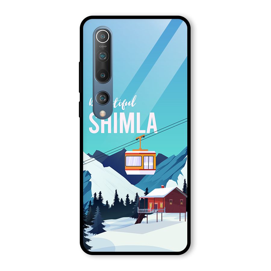 Beautiful Shimla Glass Back Case for Mi 10