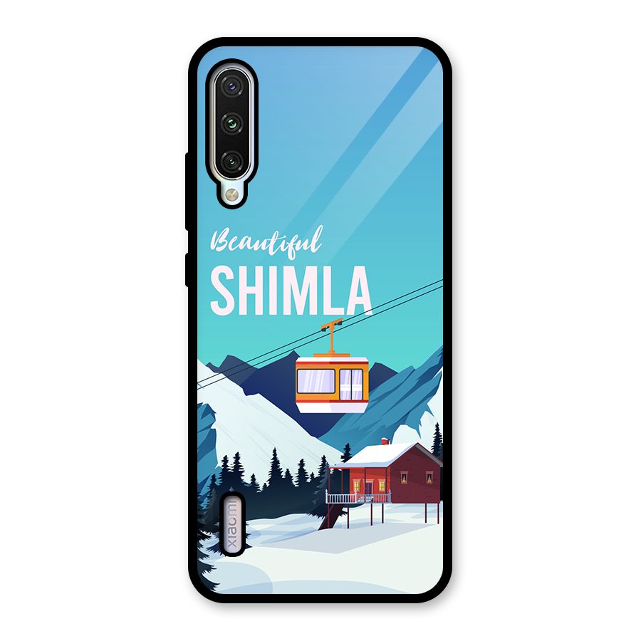 Beautiful Shimla Glass Back Case for Mi A3