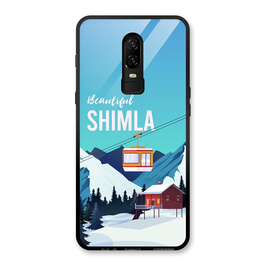 Beautiful Shimla Glass Back Case for OnePlus 6