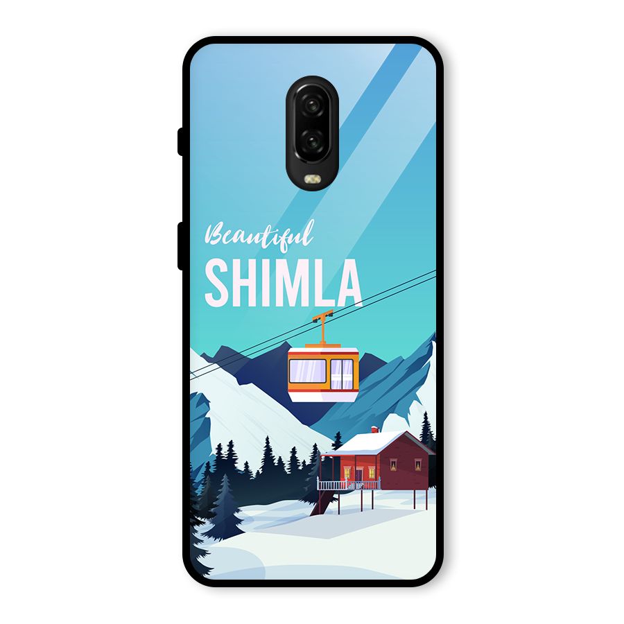 Beautiful Shimla Glass Back Case for OnePlus 6T